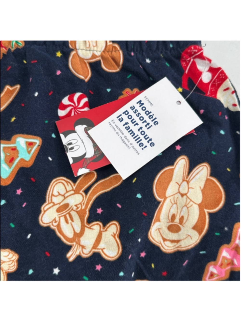 Old Navy Disney flannel boxer shorts pajama goofy mickey Minnie Donald Duck lg - Picture 6 of 9